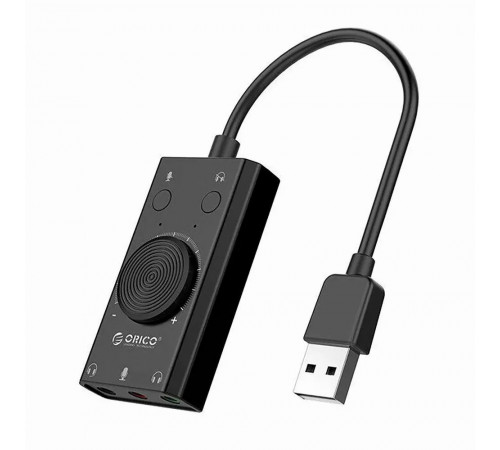 Звуковая карта USB to 3.5mm 3xAUX Orico SC2