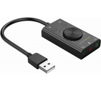 Звуковая карта USB to 3.5mm 3xAUX Orico SC2