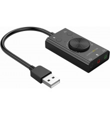 Звуковая карта USB to 3.5mm 3xAUX Orico SC2