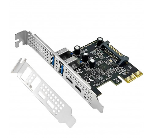 Адаптер PCI-E to 2xUSB 3.0 + 2xTypeC