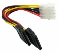 Переходник БП Molex to 2xSATA POWER 15см