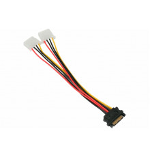 Переходник БП Sata Power to 2xMOLEX 15см