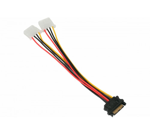 Переходник БП Sata Power to 2xMOLEX 15см Переходник БП Sata Power to 2xMOLEX 15см