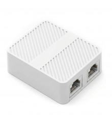 Сетевой коммутатор (свитч) LAN RJ45 Network Splitter Adapter 1 to 2 | 100mb/s | white