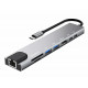 Переходник ПК TYPE-C TO HDTV 8in1 100mb