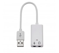 Переходник USB to AUDIO 3.5mm внешняя звуковая карта