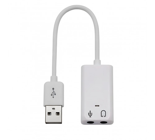 Переходник USB to AUDIO 3.5mm внешняя звуковая карта