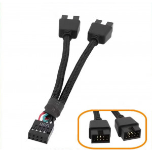 Переходник ПК разветвитель USB 2.0 to 2xUSB extender
