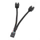 Переходник ПК разветвитель USB 2.0 to 2xUSB extender