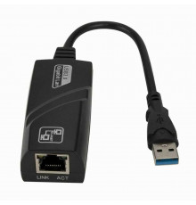 Переходник сеть USB3.0 to LAN Black
