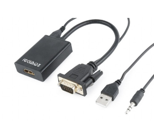 Переходник VGA-HDMI Digital + AUDIO