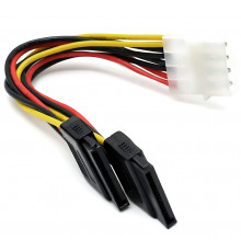 Переходник БП Molex to 2xSATA POWER 15см
