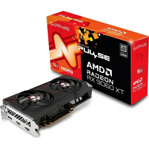 Видеокарта AMD RX9060XT 16GB GDDR6 SAPHIRE PULSE GAMING OC коробкой Б/У
