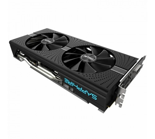 Видеокарта AMD RX580 8GB ALL Saphire Nitro+ Black с коробкой Б/У
