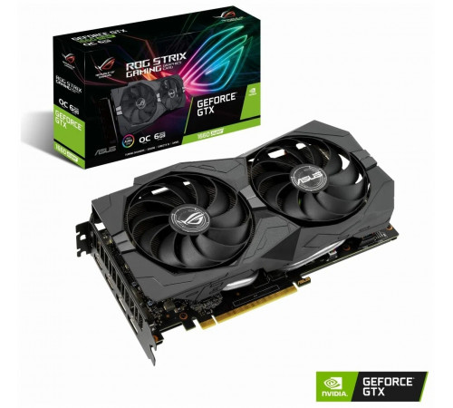 Видеокарта NVIDIA GTX1660s 6GB GDDR6 ASUS ROG STRIX с коробкой Б/У