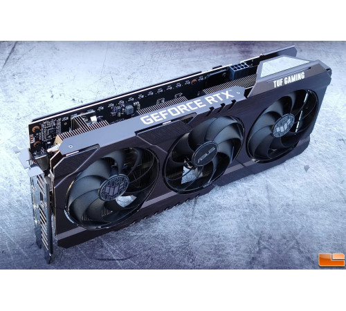 Видеокарта NVIDIA RTX3060ti 8GB GDDR6 Asus TUF 3fan Б/У