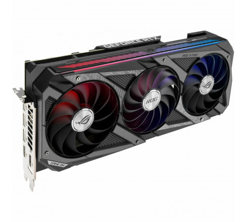 Видеокарта NVIDIA RTX3090 24GB GDDR6X Asus RogStriX с коробкой Black Б/У 