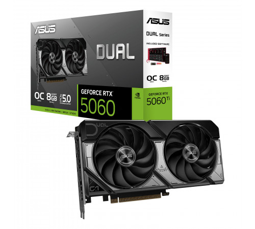 Видеокарта NVIDIA RTX5060 8GB GDDR6 Asus Dual OC Видеокарта NVIDIA RTX5060 8GB GDDR6 Asus Dual OC