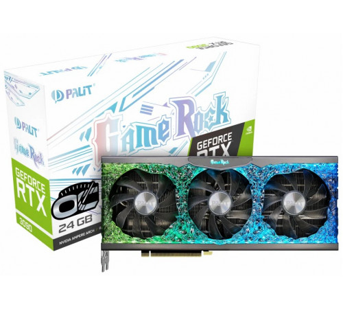 Видеокарта NVIDIA RTX3090 24GB GDDR6 PALIT GAME ROCK (без коробки) Б/У