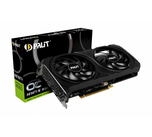 Видеокарта NVIDIA RTX4060 8GB GDDR6 PALIT INFINITY 2