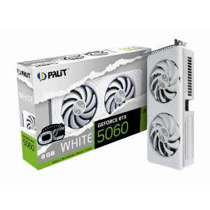 Видеокарта NVIDIA RTX5060 8GB GDDR7 Palit OC White