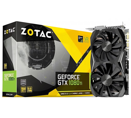 Видеокарта NVIDIA GTX1080ti 11GB DDR5 Zotac с коробкой Б/У