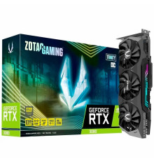 Видеокарта NVIDIA RTX3080 10GB GDDR6X ZOTAC trinity OC с Коробкой Б/у