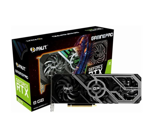 ВИДЕОКАРТА NVIDIA PALIT RTX 3070 GAMINGPRO 8 ГБ Б/У