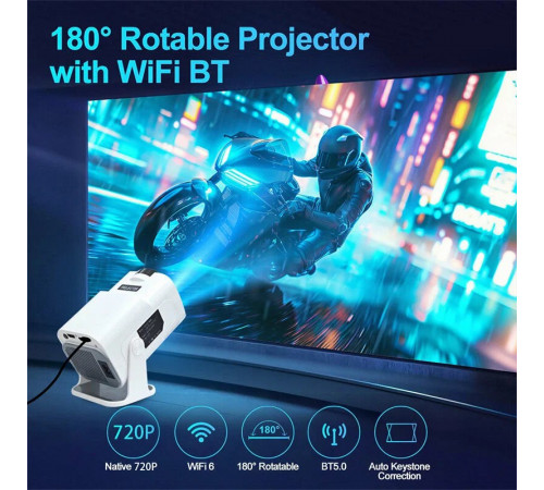 Проектор HY320 mini (200ANSI 1280x720) Android CPU-3326