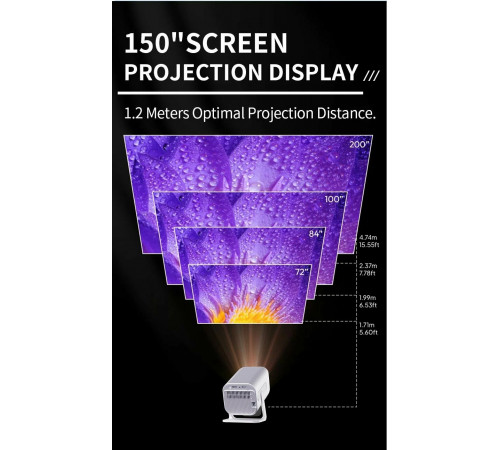 Проектор XH269 (300ANSI 1280x720) Android CPU-H713