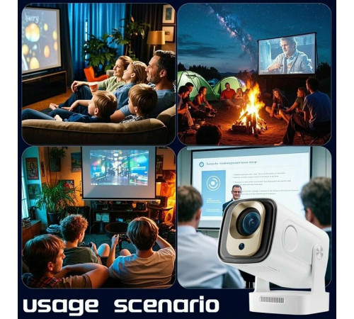 Проектор HY260 Pro (300ANSI 1920x1080) Android CPU-H713