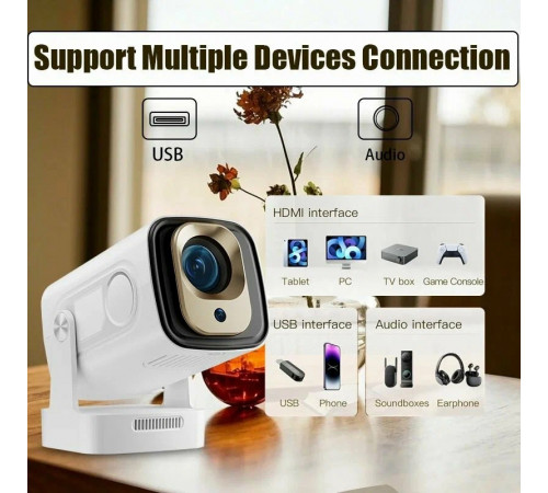 Проектор HY260 Pro (300ANSI 1920x1080) Android CPU-H713