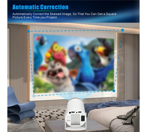 Проектор HY300 Pro (160ANSI 1280x720) Android CPU-3326