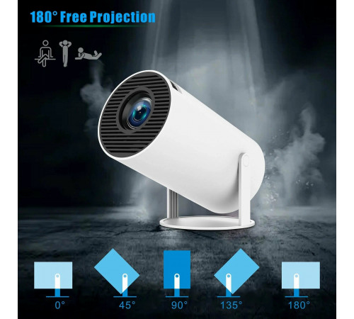 Проектор HY300 Pro (160ANSI 1280x720) Android CPU-3326