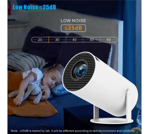 Проектор HY300 Pro (160ANSI 1280x720) Android CPU-3326