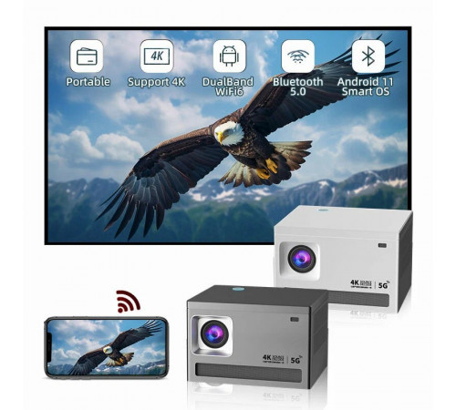 Проектор X6 (200ANSI 1280x720) Android CPU-T950S