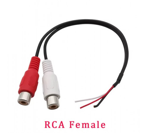 Разъем RCA Female(mama) с кабелем 
