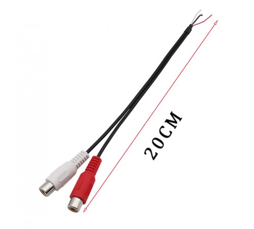 Разъем RCA Female(mama) с кабелем 