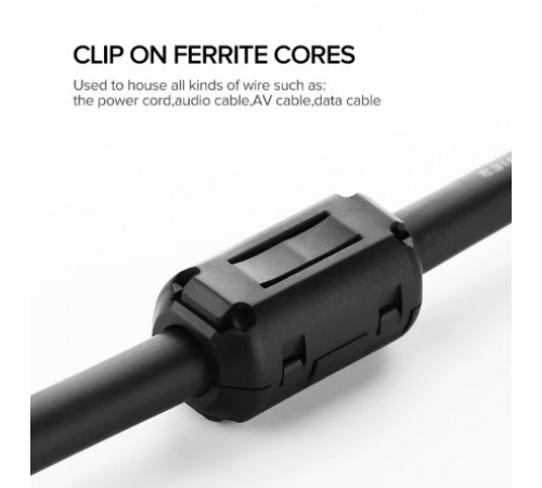 Ugreen ферритовый фильтр с зажимом 7.3mm Ugreen ферритовый фильтр с зажимом 7.3mm