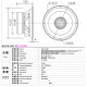 Динамик низкочастотный 10" Kasun KH-10140 6 Ohm 91db 230W