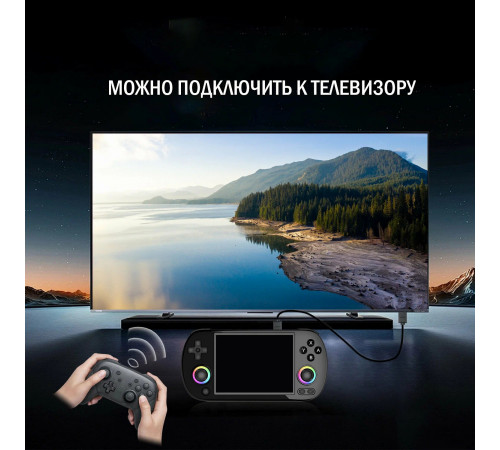 Приставка игровая портативная Anbernic RG40XX H серый