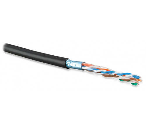 Кабель LAN CAT5e BLACK (0.52mm)