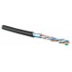 Кабель LAN CAT5e BLACK (0.52mm)