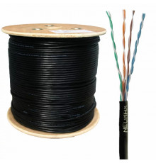 Кабель LAN CAT5e BLACK (0.52mm)